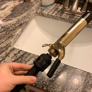 Hot tools curling iron